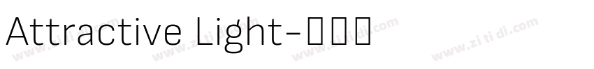 Attractive Light字体转换